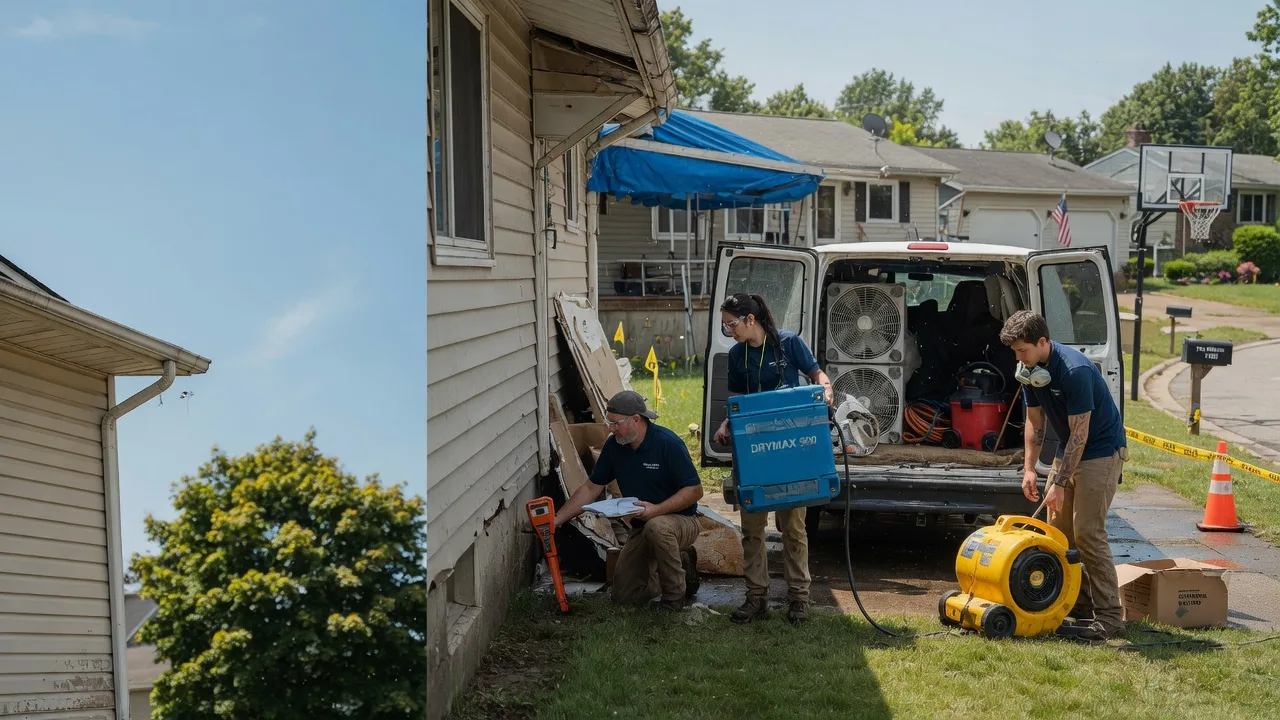 Ceiling Leak Cleanup in Elgin, NE near me